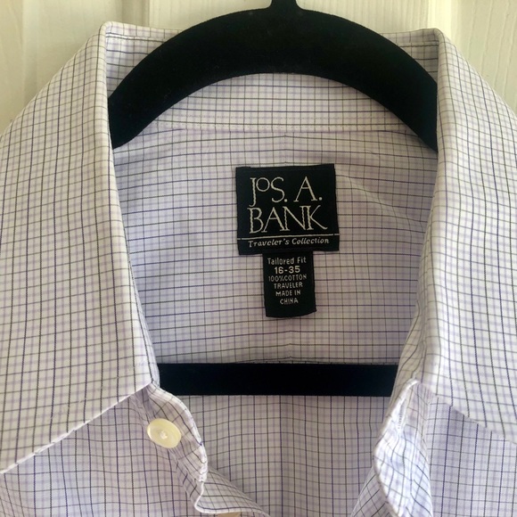 Jos. A. Bank Shirts Jos A Bank Purple And Grey Dress Shirt Poshmark